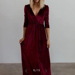 NWT. Velvet Maxi Dress Baltic Born